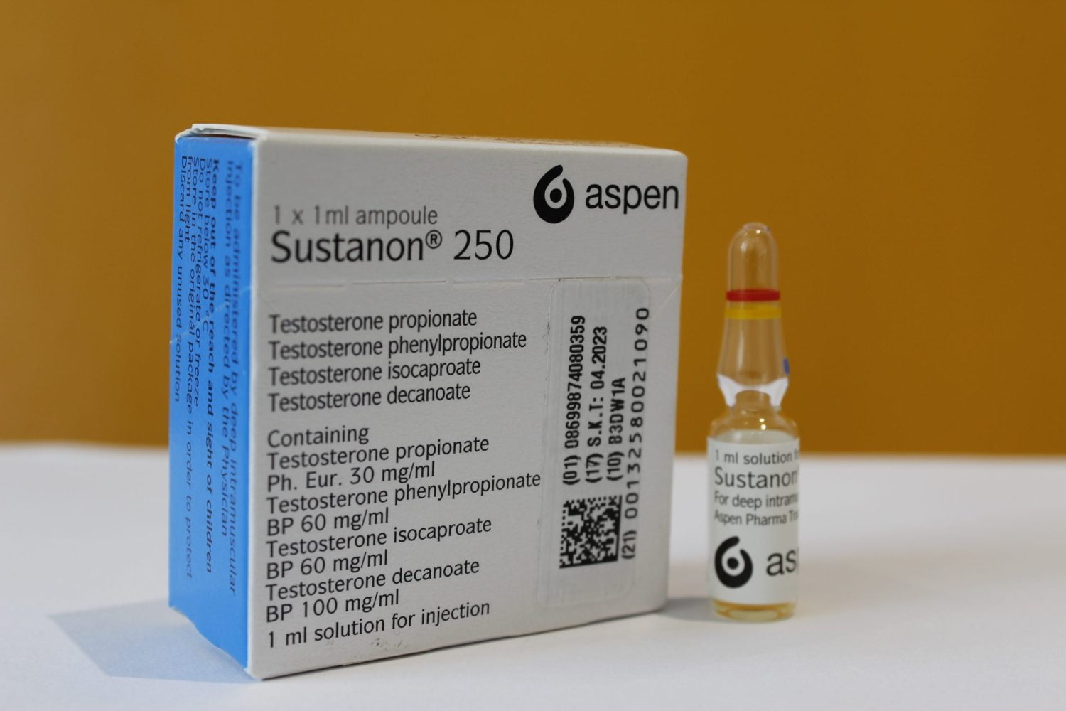 Sustanon-scaled-e1648166900653-1.jpg Aspen Sustanon 250mg 1ml ampoule - Image 1