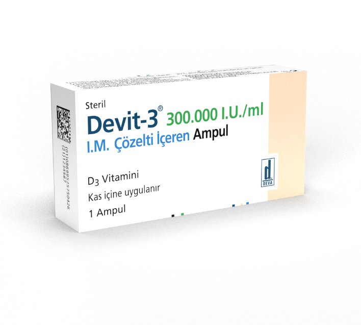 devit3-1.png Devit-3 300.000 IU/ml D3 Vitamin 1 x Amp - Image 1