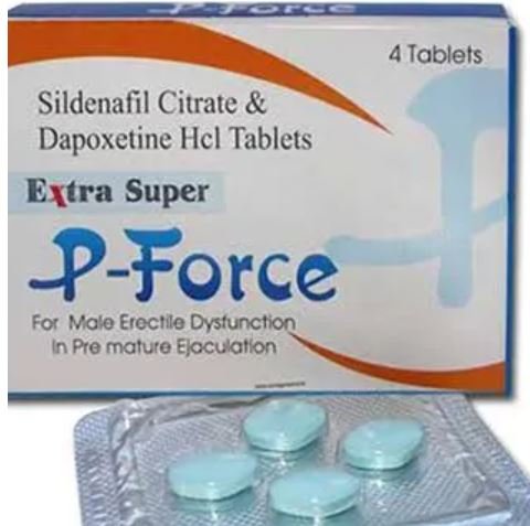 p-force.jpg Extra Super P Force Sildenafil 200mg Tablet x 4 - Image 1